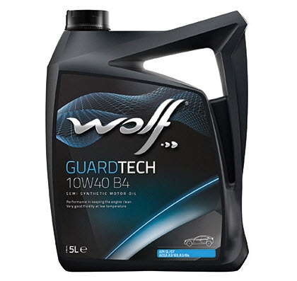 WOLF GUARDTECH 10W40 MOTOR YAĞI 5 LİTRE (YARI SENTETIK) B4 5L
