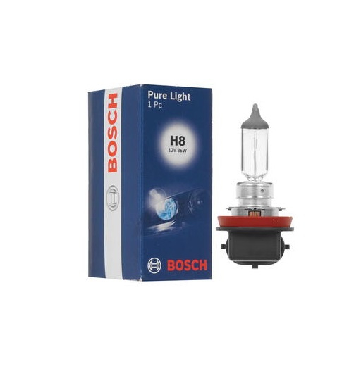 BMW MERCEDES SİS FAR AMPULU H8 AMPUL PURE LIGHT 1987302081 07119906503