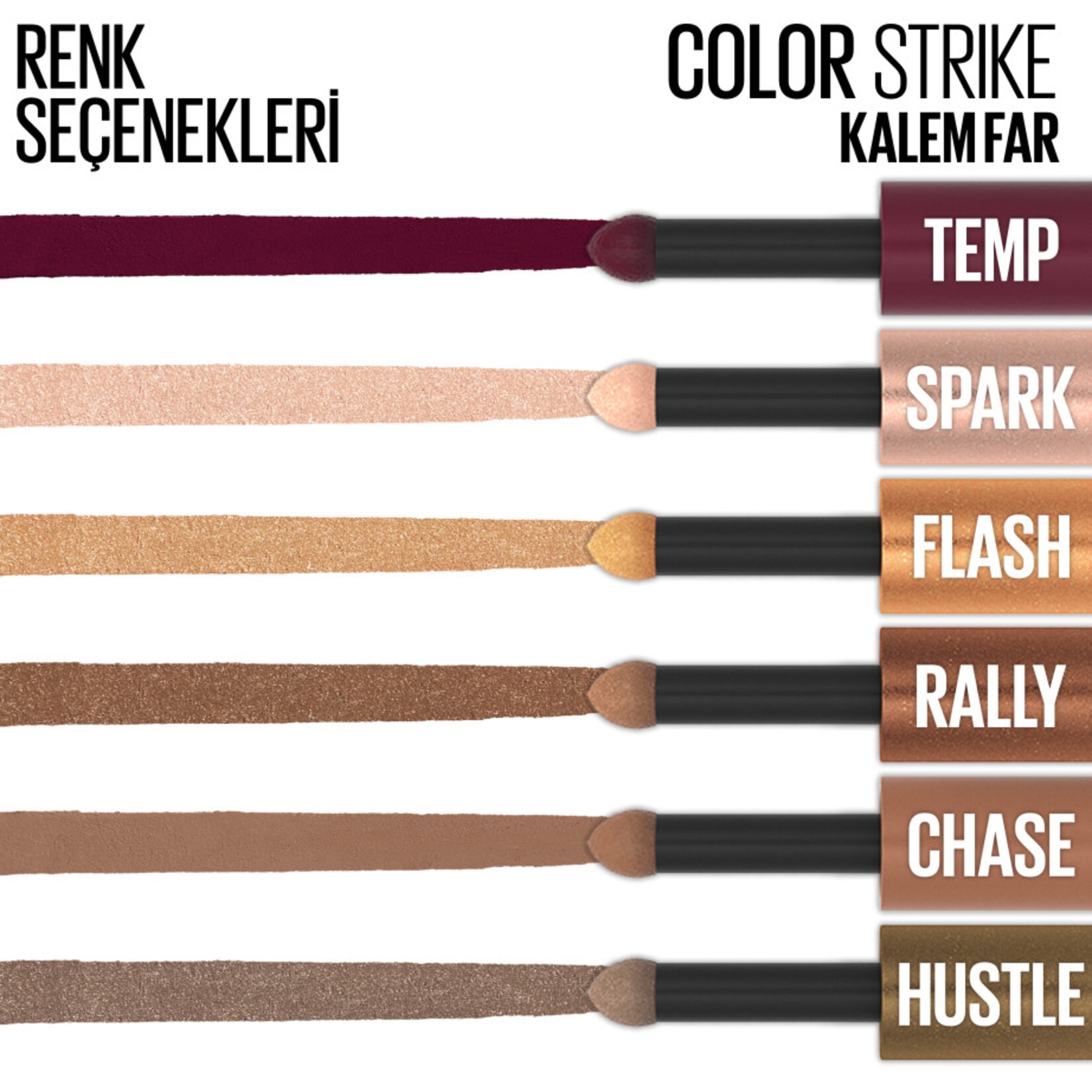 Maybelline Color Strike Göz Farı 15 16 Ml Temp