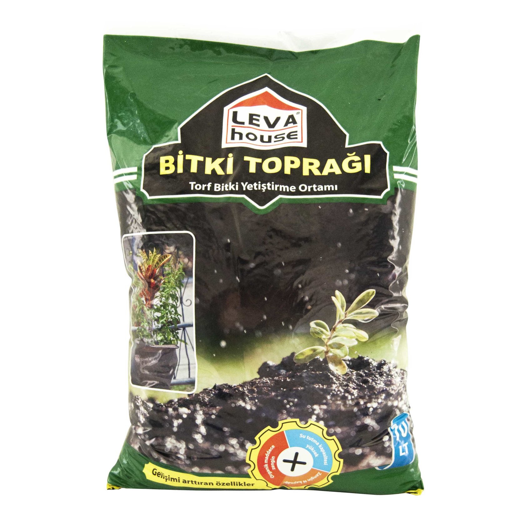 TORF BİTKİ TOPRAĞI ÇİÇEK FİDE GENEL AMAÇLI 10 LT