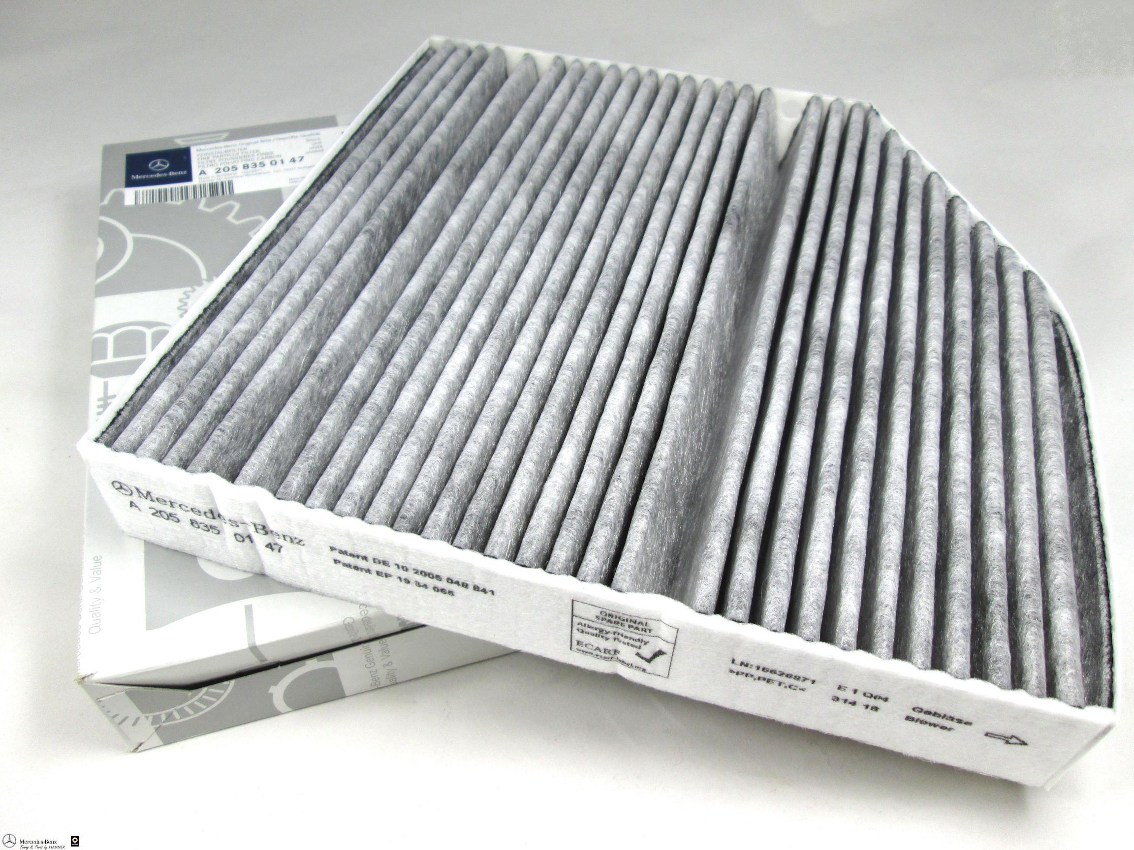 MERCEDES W167 W205 W206 W213 A238 C253 X257 X290 C292 W463 POLEN FİLTRESİ KARBONLU 2058350147