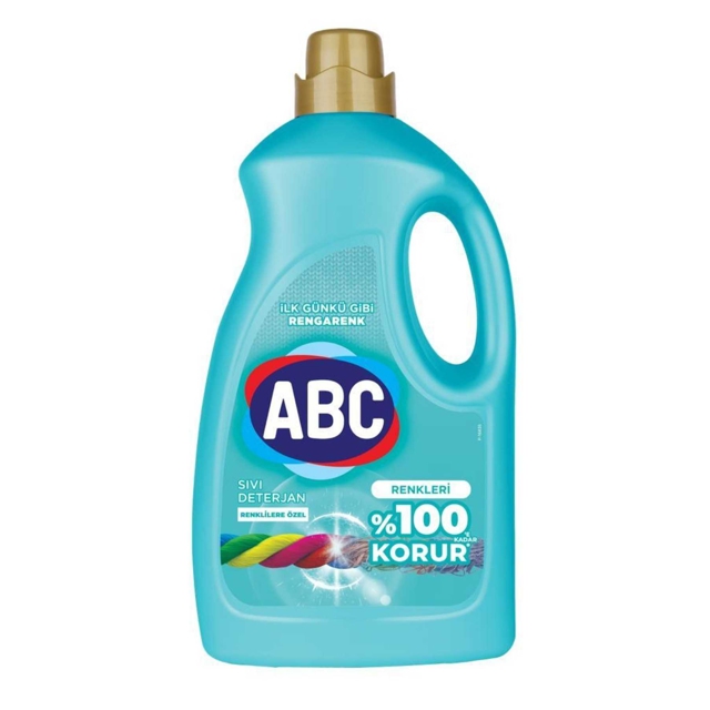 ABC SIVI ÇAMAŞIR DETARJANI RENKLİLER 2700ML