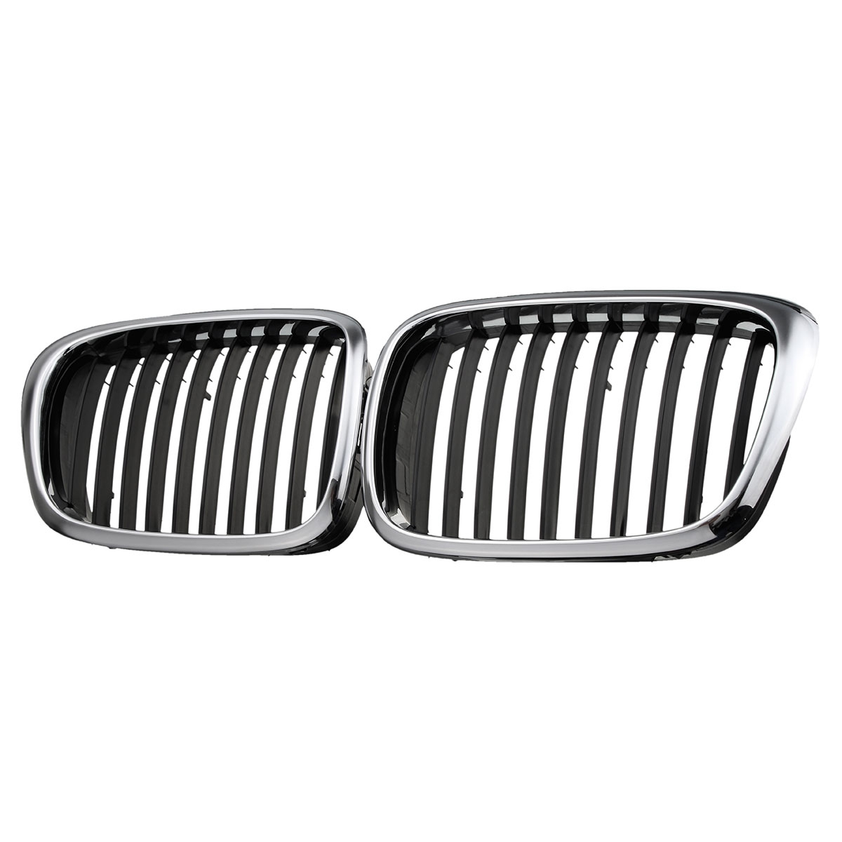 BMW E39 KROM SİYAH ÖN PANJUR SET 2001-2003
