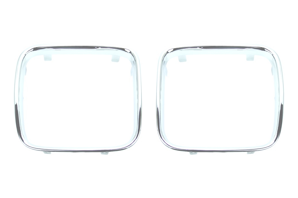 BMW E34 PANJUR ORTA KROM DAR TİP ÇERÇEVE SET 1987-93 51131973897 51131973898
