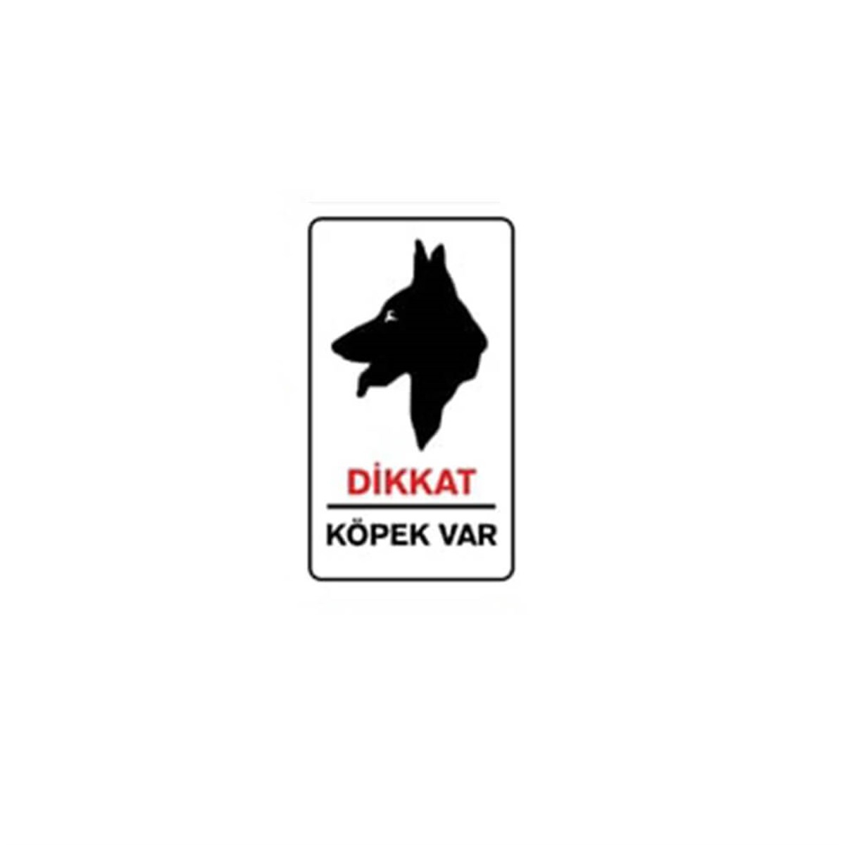 C125 DİKKAT KÖPEK VAR 15X25 CM UYARI 