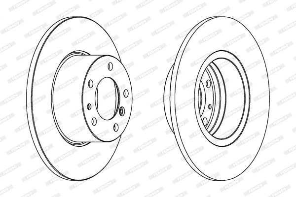 BMW E34 ÖN FREN DİSKİ DOLU TAKIM 1986-1997 302MM 34116756092 34111161693