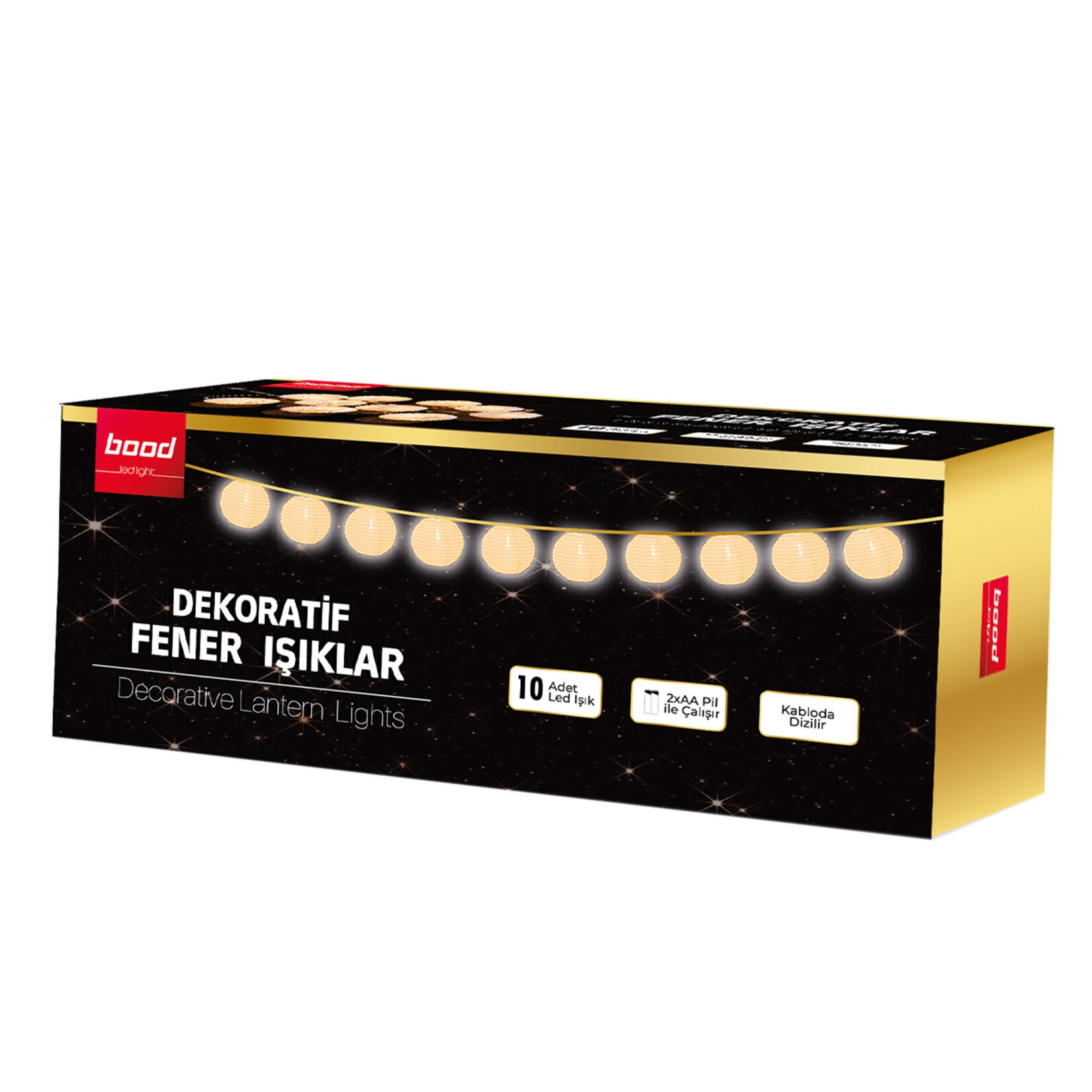 Bood JP-03 Dekoratif Fener Topu Işıklar