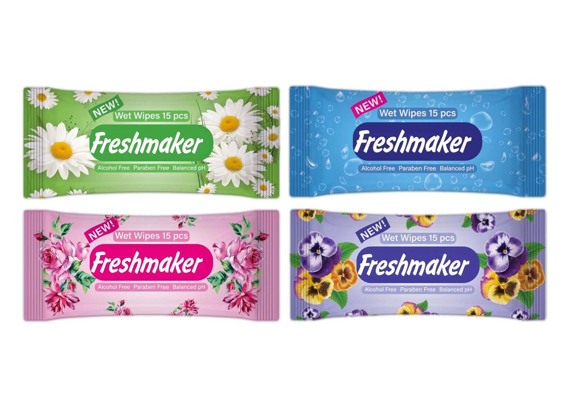 Freshmaker Cep Islak Mendil Alkolsüz 15’li