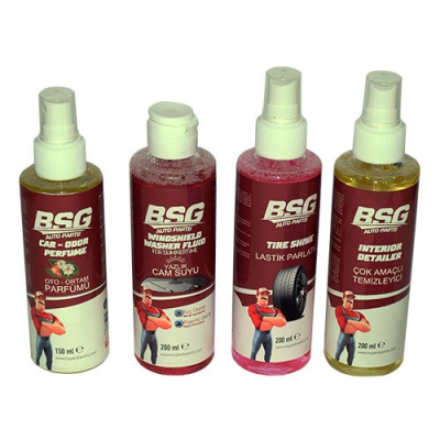 BSG YAZLIK TEMİZLİK BAKIM SETİ OTO SPREY 5 PARÇA