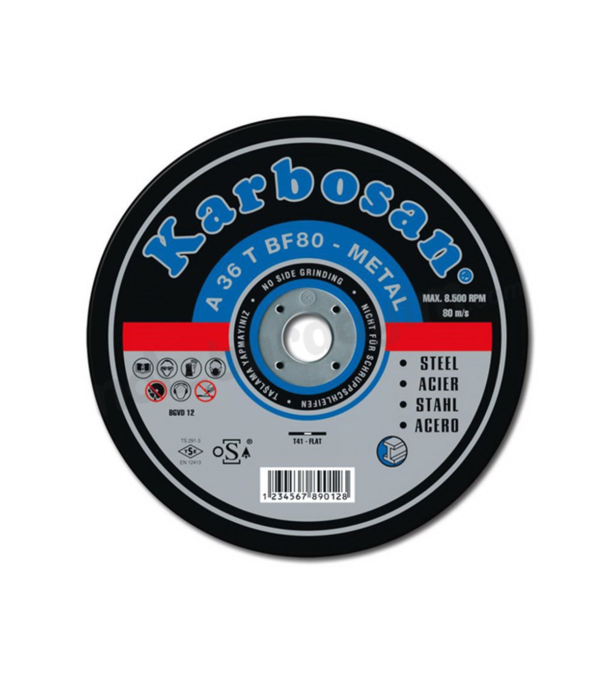 KARBOSAN METAL KESME TAŞI 115X3.0X22.23MM DÜZ 10910