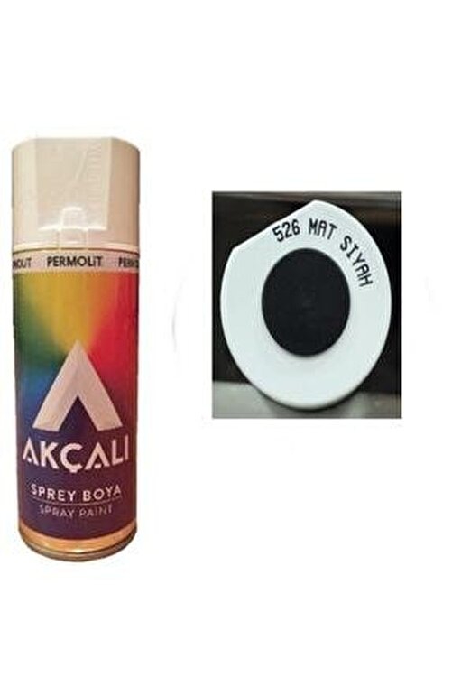 AKÇALI PERMOLİT SPREY BOYA MAT SİYAH 526 400ML