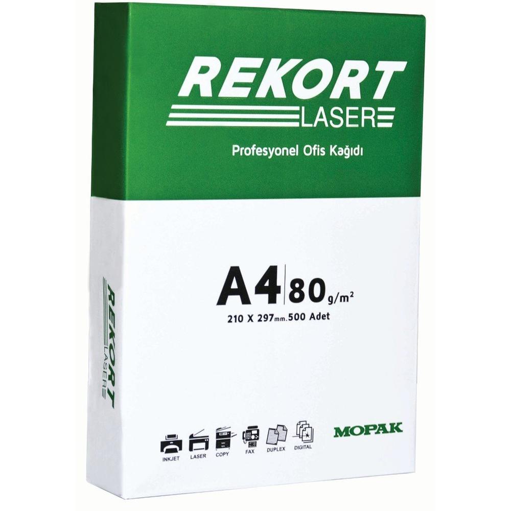 MOPAK A4 FOTOKOPİ KAĞIDI 80 GR/m2 REKORT 210X297 mm 500 ADET