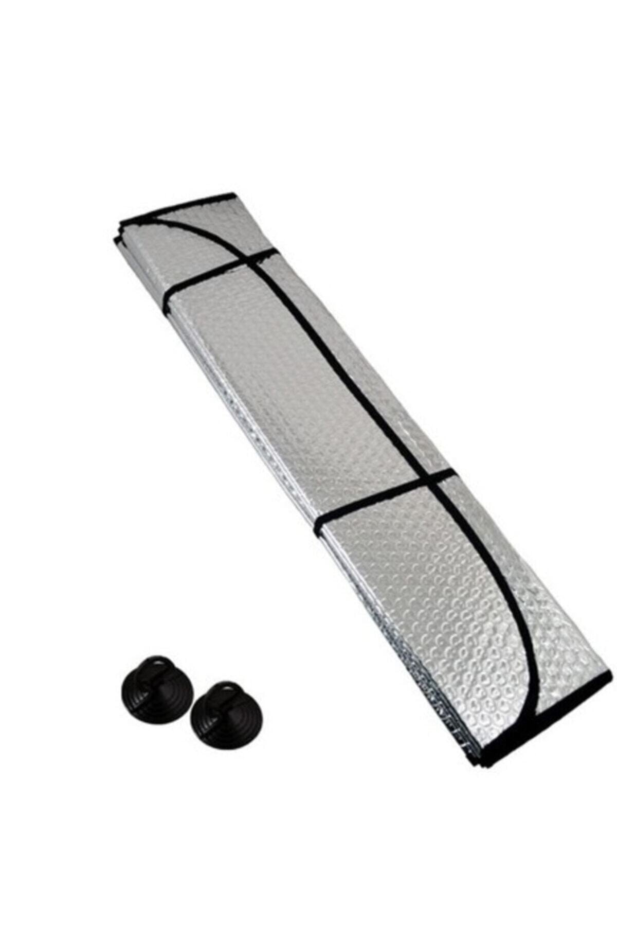 KATLANABİLİR OTO KÖPÜKLÜ GÜNEŞLİK METALİZE PARLAK 60X130CM EXUP