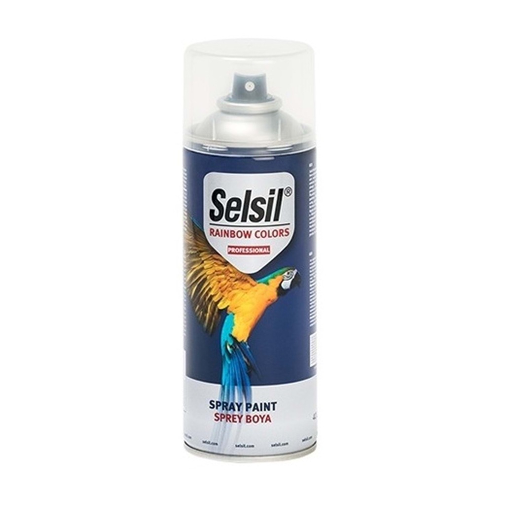 SELSİL RAINBOW PROFOSYONEL SPREY BOYA PARLAK BEYAZ RAL 9010 400ML