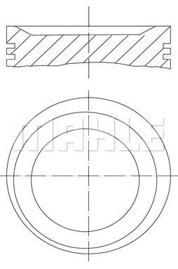 BMW Z3 E36 E46 PİSTON SEGMAN 85.00 MM (+0.50) M43 B19 (118PS) 11251437176 11251437179