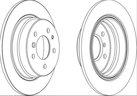 BMW E34 ARKA FREN DİSKİ DOLU TAKIM 1986-1997 300MM 34216756537 34211162305