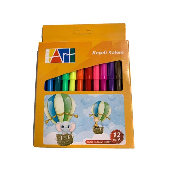 KULINART RENKLİ KEÇELİ KALEM 12’Lİ PAKET