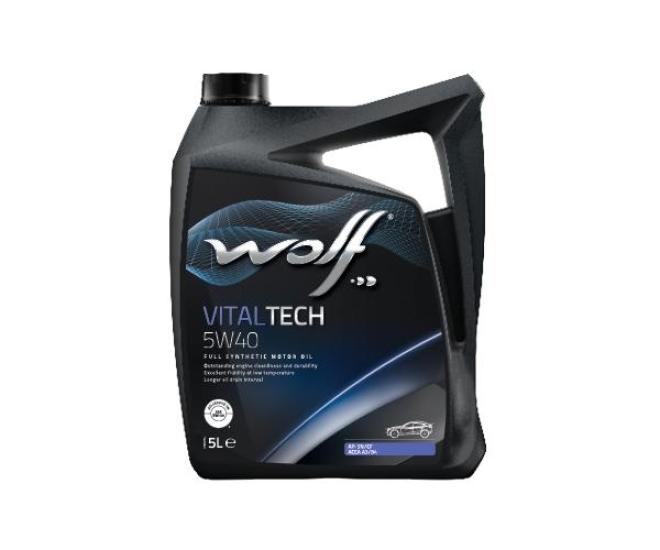 WOLF 5W40 MOTOR YAĞI VITAL TECH TAM SENTETIK BMW LONGLIFE-01 MB 229.3 PSA B71 2296 VW 505 00 ACEA A3/B4 API CF API SN