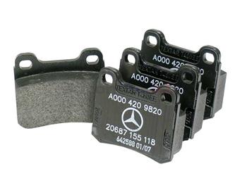 MERCEDES 190 C124 S124 W124-3 W202 ARKA FREN BALATASI A0004209820