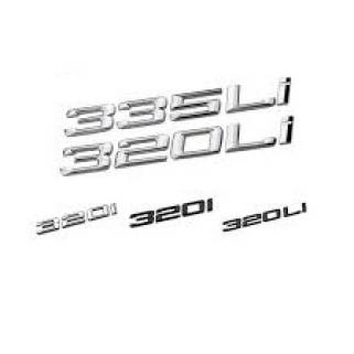BMW BAGAJ 0, 2, 3, 5, 8, i, d ve L YAZISI AMBLEMİ