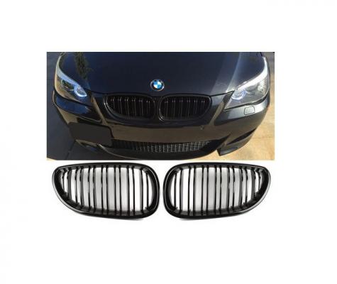 BMW E60+LCI ÇİFT ÇITALI PANJUR SETİ PARLAK SİYAH 2003-2010