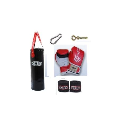 CYCLONE BOKS SETİ 3’LÜ DOLU KUM TORBASI 80X30 ELDİVEN