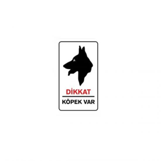 C125 DİKKAT KÖPEK VAR 15X25 CM UYARI 