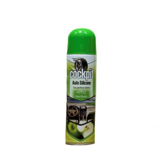 COCKPİT SİLİKON TORPİDO PARLATICI & OTO SPREYİ 220 ML 7.43 FL OZ ELMA ESİNTİSİ 
