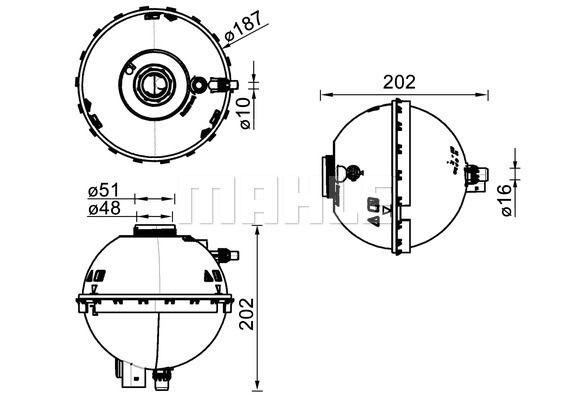 BMW F20 F21 F22 F23 F30 F31 F32 F33 F34 F36 RADYATÖR SU DEPOSU N13 N20 N26 B38 17137642158