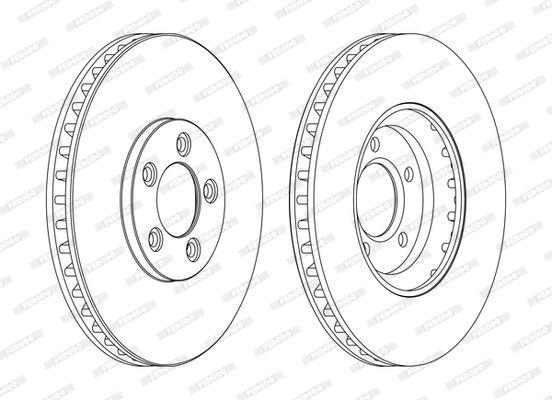 BMW E32 E34 ÖN FREN DİSKİ HAVALI TAKIM 302MM 86-97 34111157503 34111159897