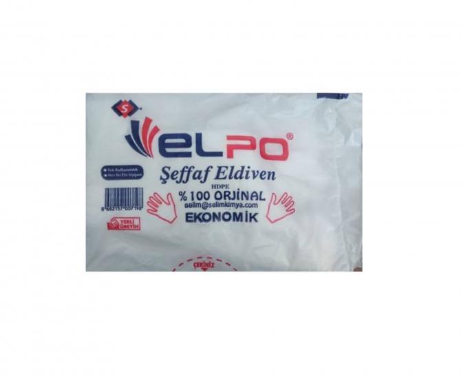 ELPO ŞEFFAF ELDİVEN 100’LÜ PAKET HDPE