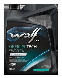 WOLF MOTOR YAGI OFFICIALTECH 5W30 (TAM SENTETIK) C4 5L (PARTIKULLU)