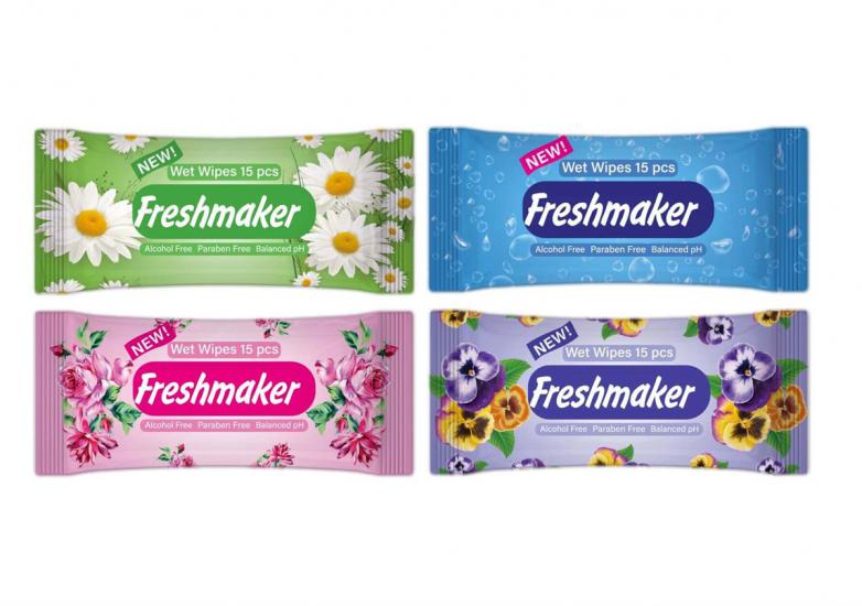 Freshmaker Cep Islak Mendil Alkolsüz 15’li