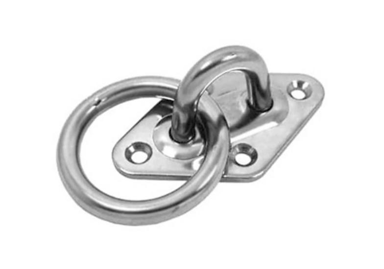Tekne Krom Üçgen Halkalı Tabla 5mm