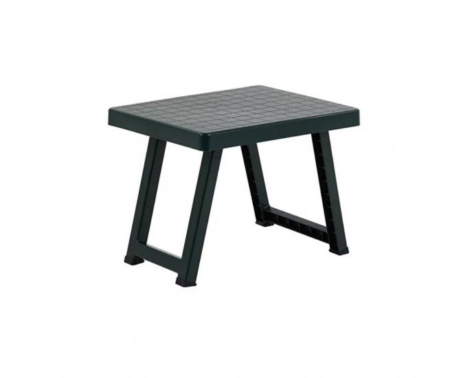  Table de camping pliante 47 cm verte avec porte-gobelet