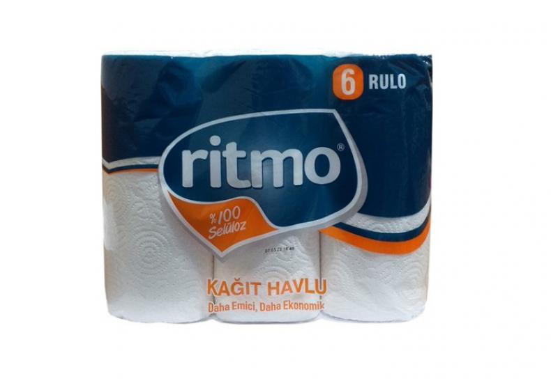 Ritmo Havlu Kağıt 6’lı Paket Daha Emici Daha Ekonomik
