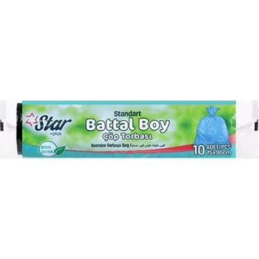 STAR ÇÖP POŞETİ BATTAL BOY 10 ADET 75X90CM