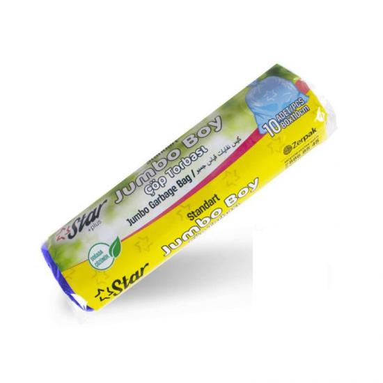 STAR ÇÖP POŞETİ JUMBO BOY 10 ADET 80X110CM