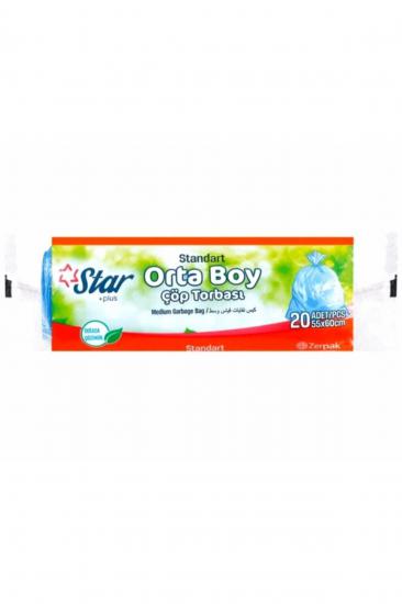 STAR ÇÖP POŞETİ ORTA BOY 20 ADET 55X60CM