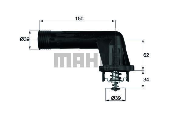 BMW E34 E36 M43 95C TERMOSTAT 11531739755