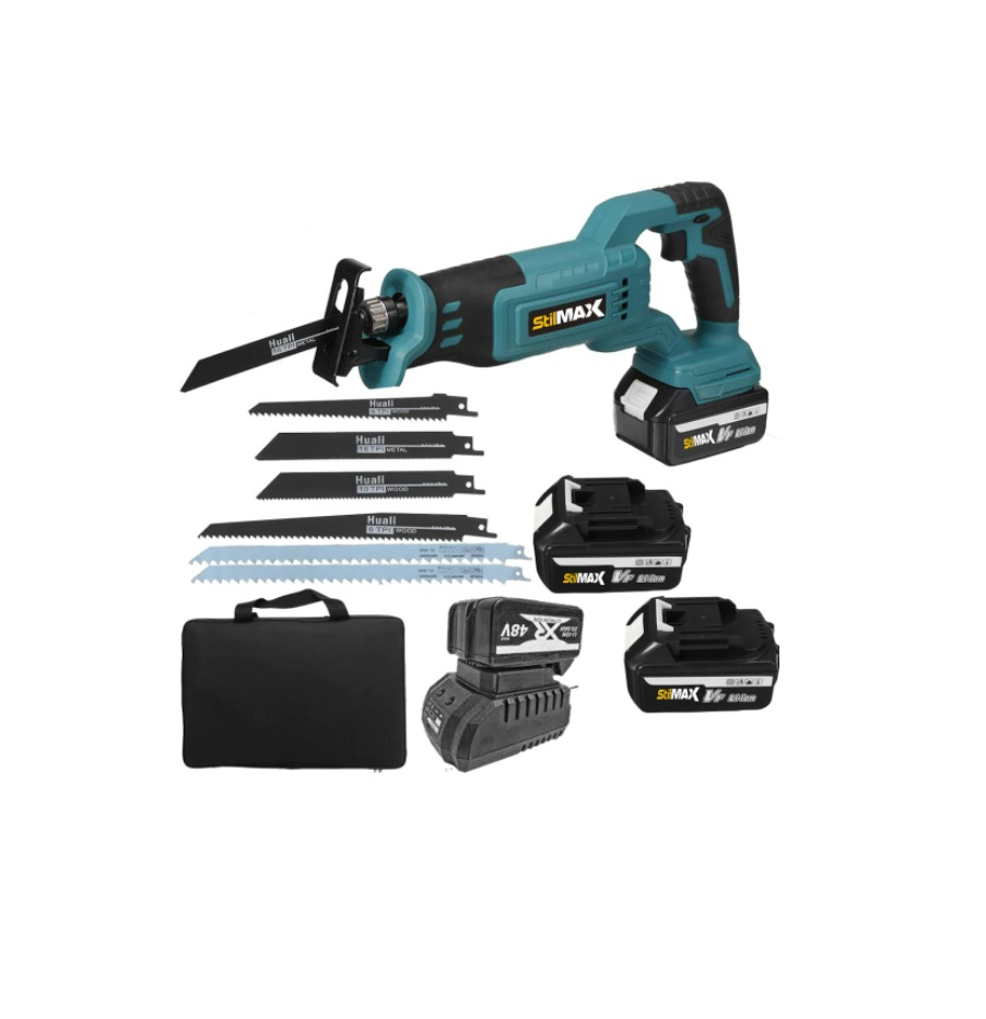 STILMAX TKT4810T 48V SAMSUNG ÇİFT AKÜLÜ PANTER TİLKİ KUYRUĞU TESTERE ŞARJLI