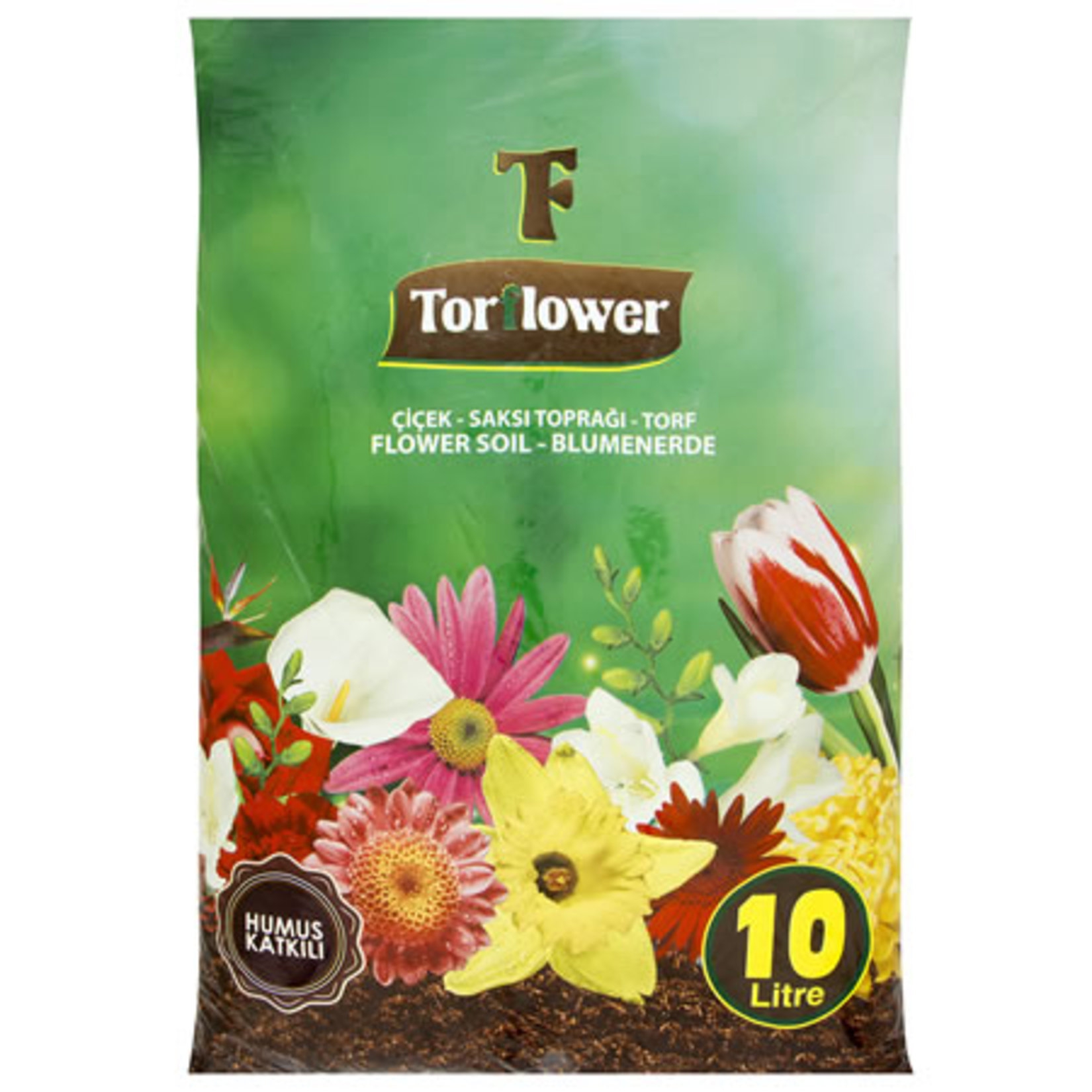 TORF BİTKİ TOPRAĞI ÇİÇEK FİDE GENEL AMAÇLI 10 LT