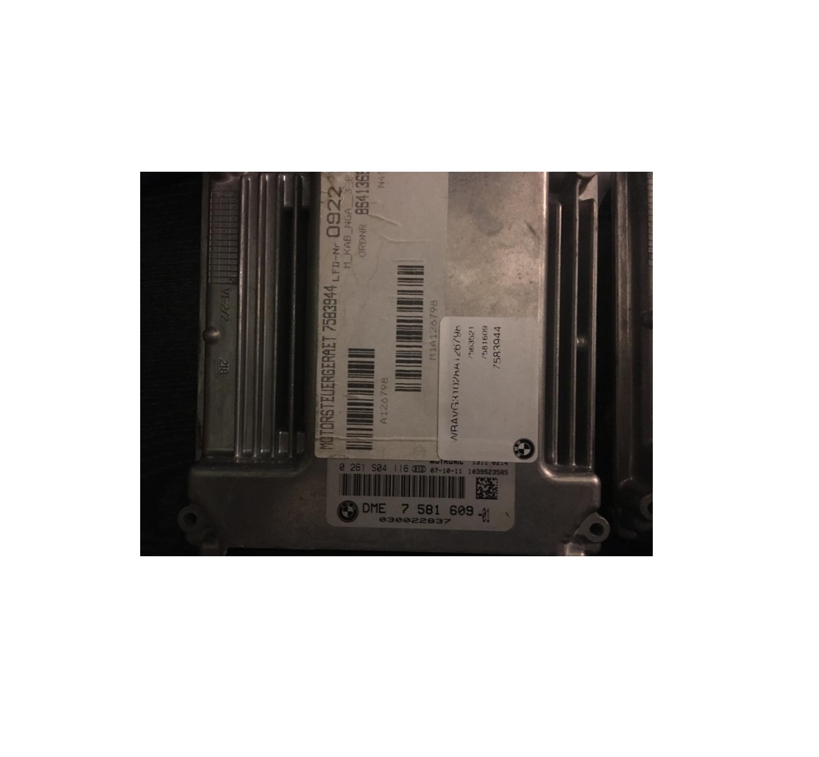BMW E81 E87 E90 1.6İ N45N MOTOR BEYNİ DME ME1745 7581609-01 7581610 0261S04116